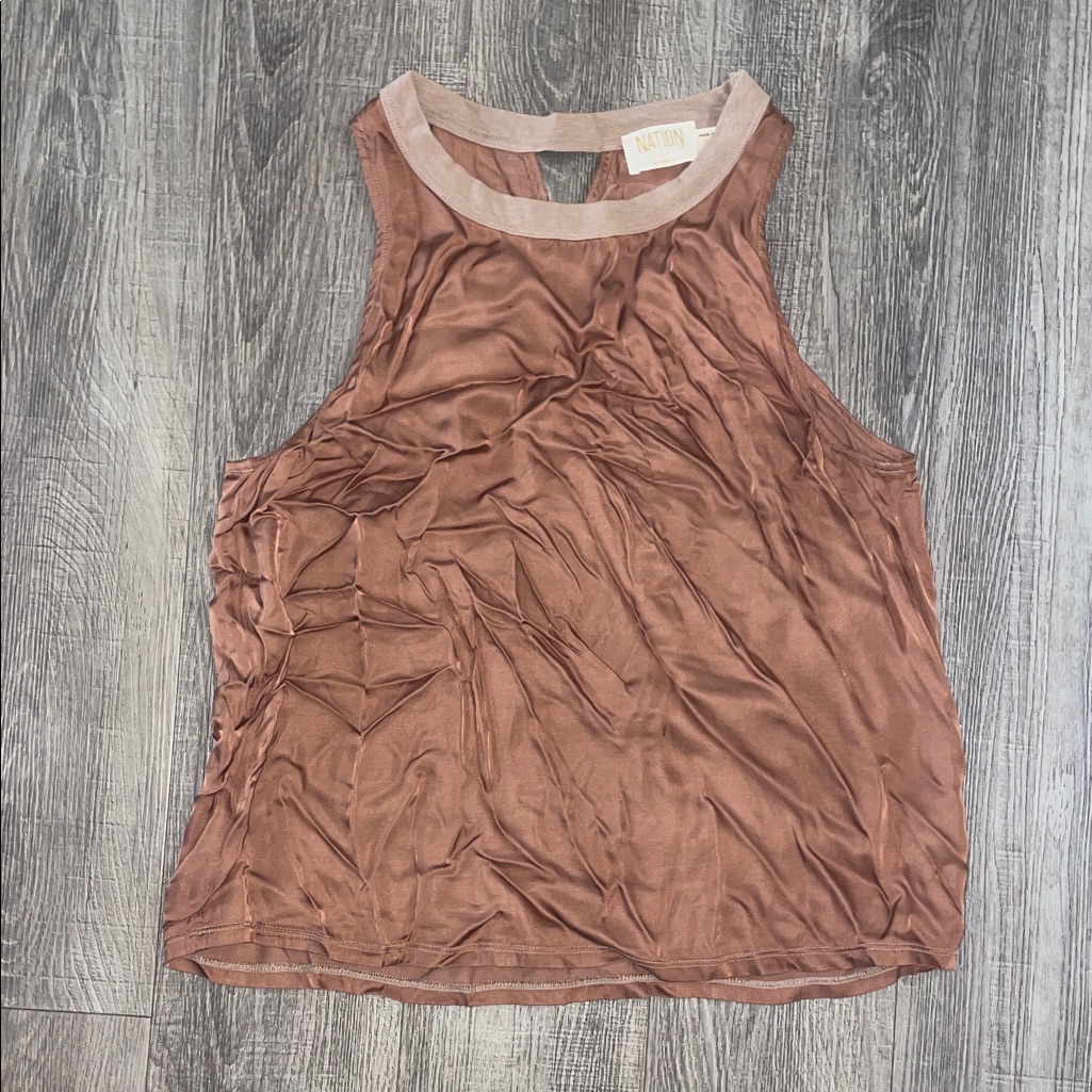 Nation Ltd Brown Tank Top